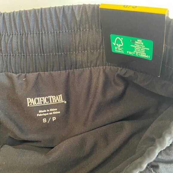 Pacific Trail Womens Small Black Skort With Pockets & Drawstring Waist NWT - Picture 6 of 9